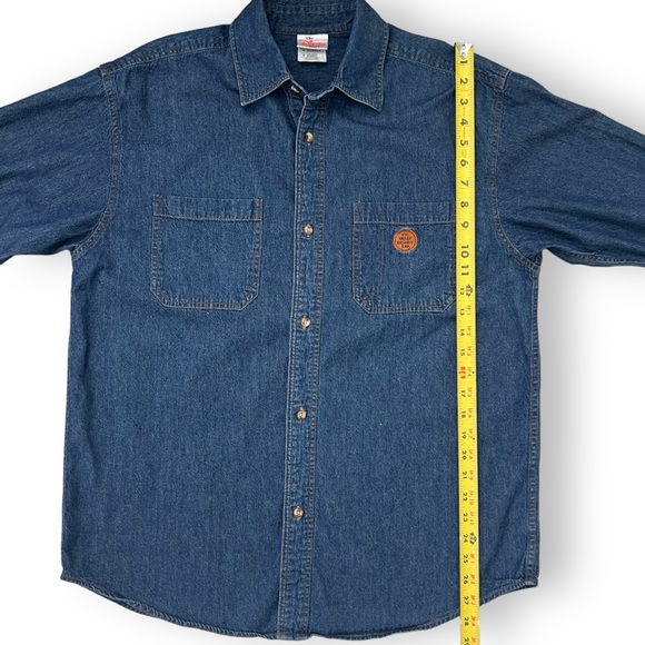 The Disney Store Winnie The Pooh Tigger Denim Button Down Long Sleeve - Picture 12 of 13